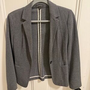 Express Women's Charcoal Blazer